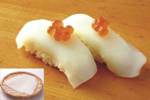 薄皮むき紋甲イカ