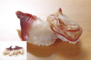 北寄貝湯霜造り