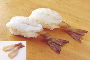 お刺身天然海老おどり