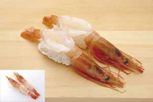アルゼンチンお造り赤海老（背開き）